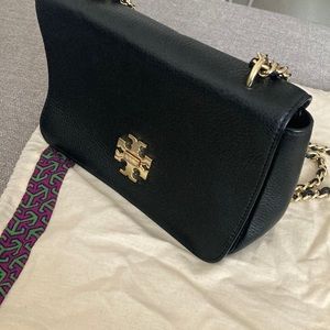 Tory Burch black crossbody/ shoulder chain